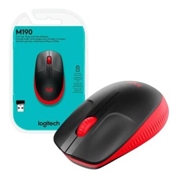 MOUSE INALAMBRICO M190 ROJO